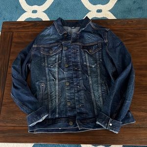 Oversized jean jacket